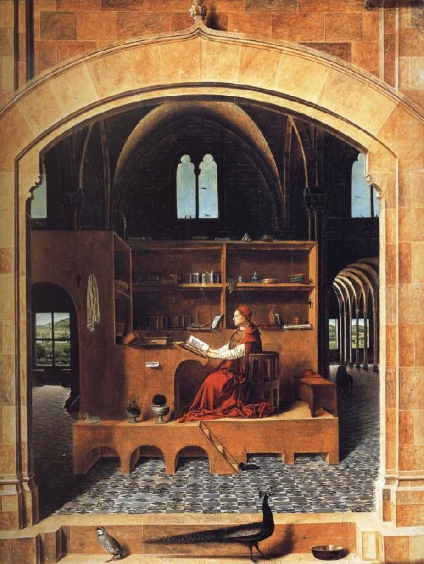 Antonello da Messina Saint Jerome in His Study china oil painting image